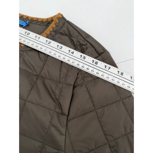 NWT J. McLaughlin Women's Danilka Olive Green/Brown Quilted Jacket Size XL - Picture 9 of 13